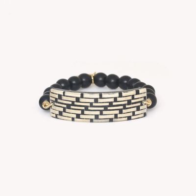 Jewelry - Simple stretch bracelet - Madam Bogolan - NATURE BIJOUX
