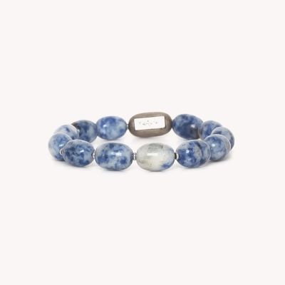 Bijoux - Bracelet extensible perles ovales - Skala - NATURE BIJOUX