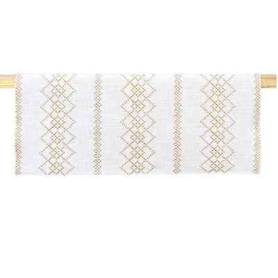 Table linen - Linen Table Runner | LOSANGA Gold - GIARDINO SEGRETO