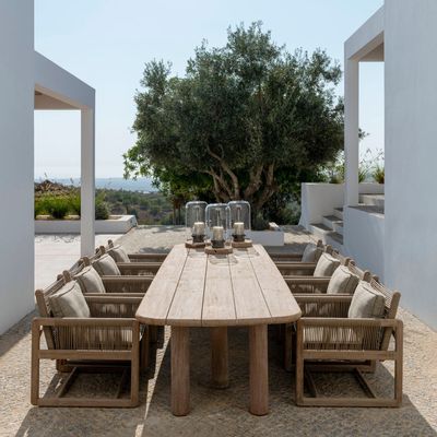 Dining Tables - Low Table Carlo and Easy Chair Carlo - GOMMAIRE