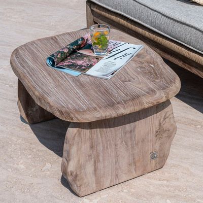 Lawn tables - Side Table Pebble large - GOMMAIRE