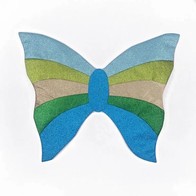 Children's dress-up - Blue Rainbow Butterfly Wings - Costume - LABAY