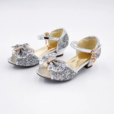 Children's dress-up - Silver Mules Size 33 (8-10 years) - LABAY