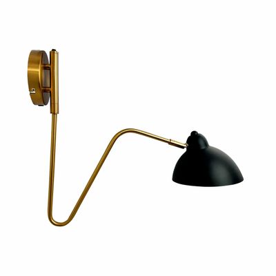 Wall lamps - Futura wall lamp with brass arm - DYBERG LARSEN