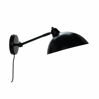 Wall lamps - Futura black wall lamp - DYBERG LARSEN
