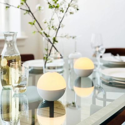 Table lamps - Alba light ball Shiny White 1 pc - DYBERG LARSEN