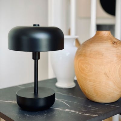 Table lamps - Haipot black LED rechargeabletable lamp - DYBERG LARSEN