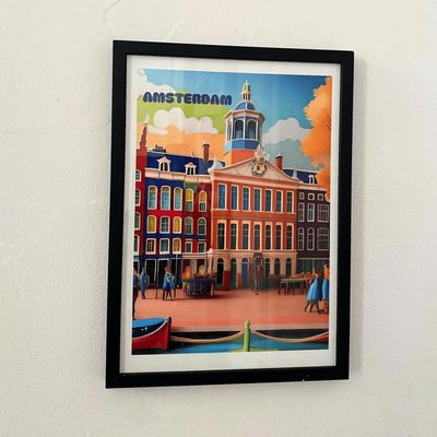 Affiches - Affiche Amsterdam I - ËME CULTURE ART