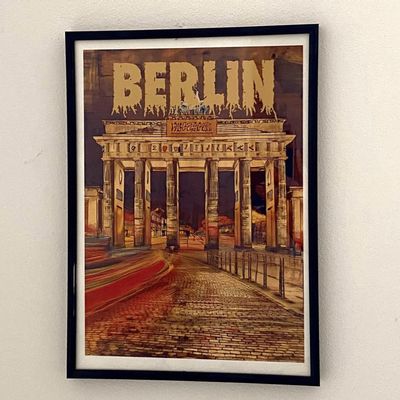 Poster - Berlin IV poster - ËME CULTURE ART