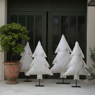 Autres décorations de Noël - Les sapins lumineux blancs - ROSE VELOURS