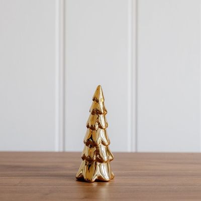Christmas table settings - Small Gold Christmas Tree (7cm) - WE LOVE SEASONS