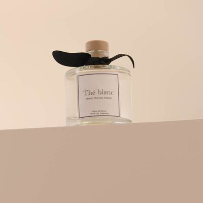 Scent diffusers - White tea scented stick diffuser 100ml - TANDEM FRAGRANCES