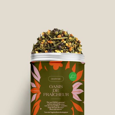 Coffee and tea - Oasis of Freshness – Organic Green Tea (70g) - DIAIWAIE