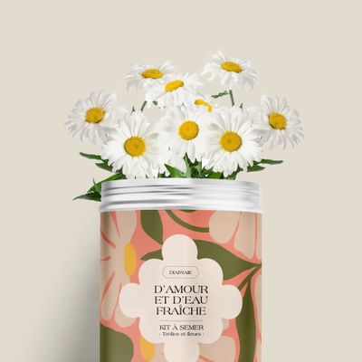 Décorations florales - Kit à semer - D'amour et d'eau fraîche - DIAIWAIE