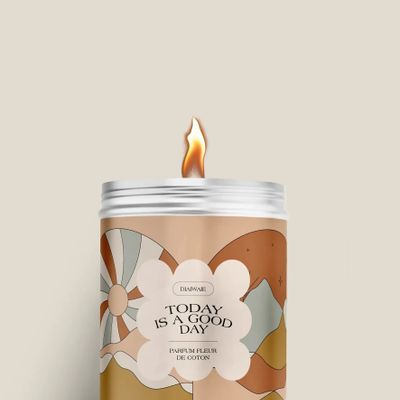 Bougies - Bougie - Today is a good day - senteur fleur de coton - DIAIWAIE