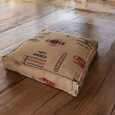 Ottomans - Bica Jute coffee sack - Floor cushion - ARTISAN BY MF