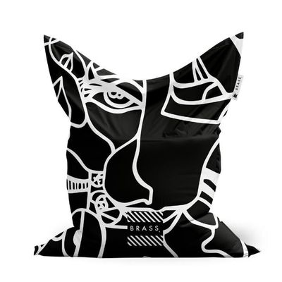 Fauteuils de jardin - Pouf d'exterieur/interieur Black Koseka - Design by BRASS - ARTDECORIS