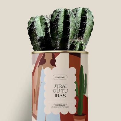 Cadeaux - J'irai ou tu iras - Maxi cactus - DIAIWAIE