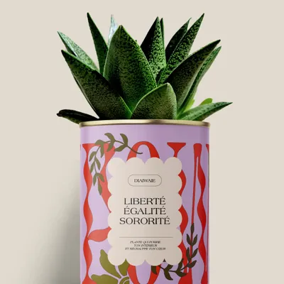 Cadeaux - Liberté égalité sororite - Maxi Aloé - DIAIWAIE