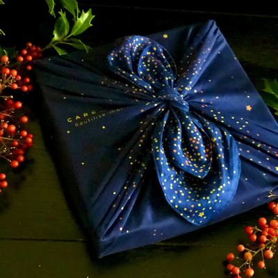 Stationery - Reusable Gift Wrap Satin Luxe – Enchanted Night - CARÉDEAU PAPIER CADEAU RÉUTILISABLE