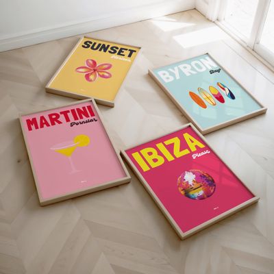 Decorative wall frescoes - Sea u poster collection - SEA U