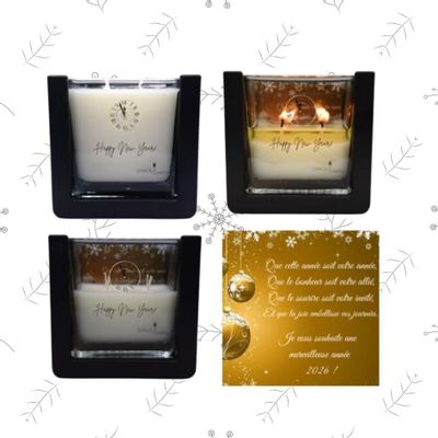 Candles - Christmas candle surprise scented decoration - 🍾 Midnight - BOUGIES CANDLEARTH
