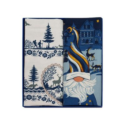 Tea towel - Harmonie d'Hiver Tea Towel Gift Set - BEAUVILLÉ