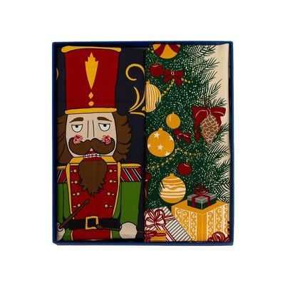 Torchons textile - Coffret Cadeau Torchons Mélodie de Noël - BEAUVILLÉ