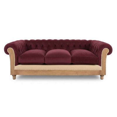 Canapés - Chesterfield Essence Bordeaux Plus | Canapé - CREARTE COLLECTIONS