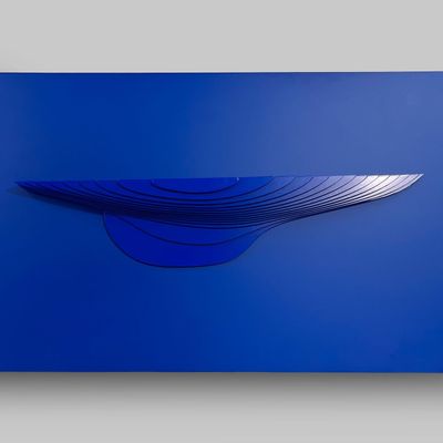 Sculptures, statuettes et miniatures - Sculpture murale DE 02 Ultrablue-Ultrablue - ANTOINE F.