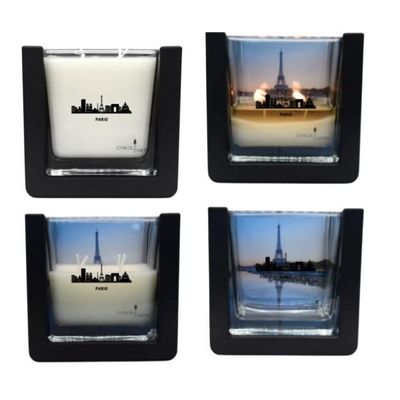 Design objects - Scented surprise candle - Cities - Paris 235g vegan wax - BOUGIES CANDLEARTH
