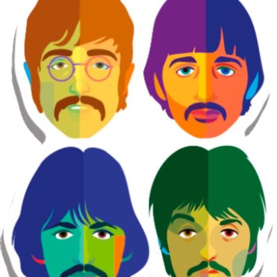 Cadeaux - Aimant Geo Beatles - KALIDOSKOPIO