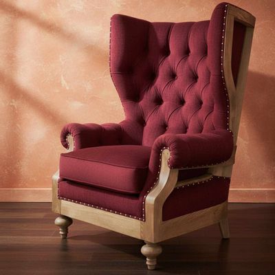 Chairs for hospitalities & contracts - Sir Arthur Essence Bordeaux | Armchair - CREARTE COLLECTIONS