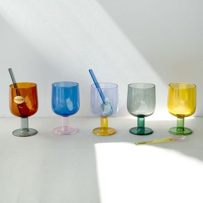 Accessoires pour le vin - TWO TONE WINE GLASS - AMABRO