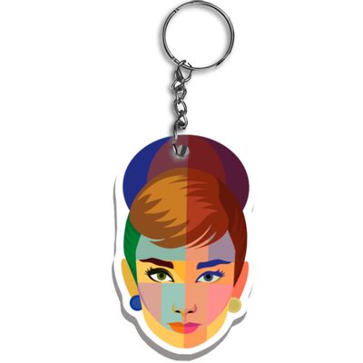 Cadeaux - Porte-clés Geo Audrey - KALIDOSKOPIO