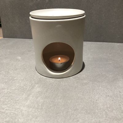 Decorative objects - Enamelled Stoneware Candle Holder - LES POTERIES DE SWANE