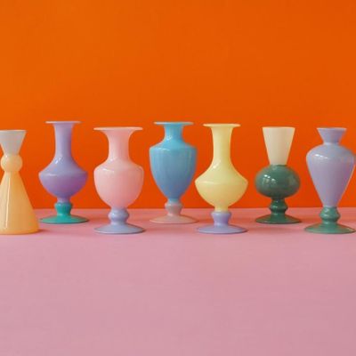Vases - MINI VASE - TWO TONE - - AMABRO