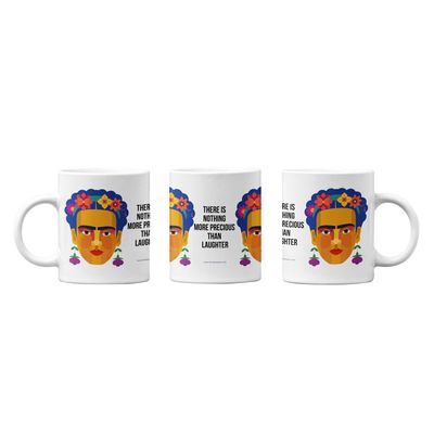 Mugs - Geo Flowers Mug in English - KALIDOSKOPIO
