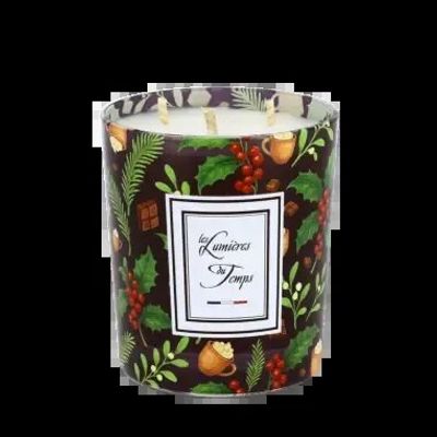 Candles - Winter Lights Candle 350g Hot Chocolate - LES LUMIERES DU TEMPS