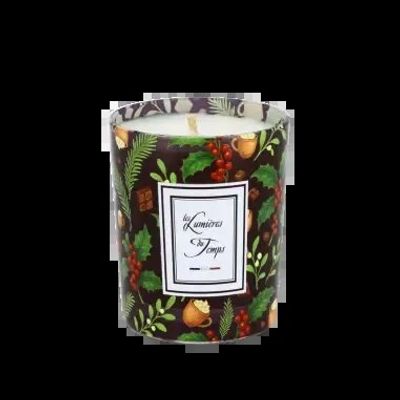 Bougies - Bougie Lumières d'Hiver 180 g Chocolat Chaud - LES LUMIERES DU TEMPS