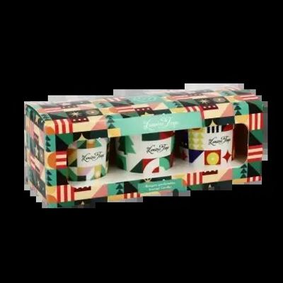 Candles - Chromatik Candle Set 3x90 g Rosé Champagne - Fir - Black Amber - LES LUMIERES DU TEMPS