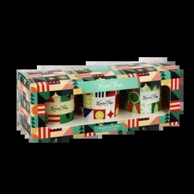 Candles - Chromatik Candle Set 3x90g Rain of Petals - Black Amber - Fireside Tea - LES LUMIERES DU TEMPS