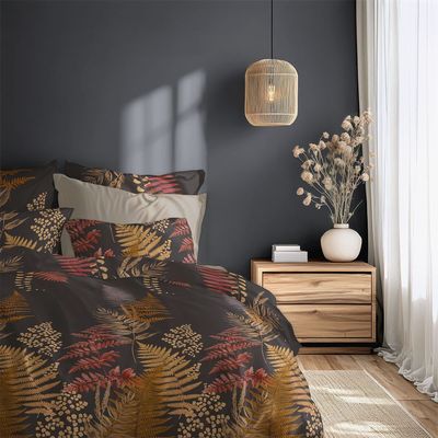 Linge de lit - Parure de lit simple « Dorado », satin de coton, 2 pièces - DILIOS