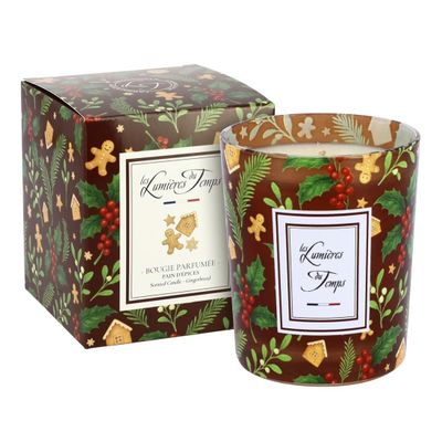 Candles - Winter Lights Candle 180g Gingerbread - LES LUMIERES DU TEMPS