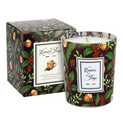 Candles - Winter Lights Candle 180g Hot Chocolate - LES LUMIERES DU TEMPS