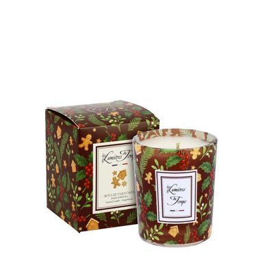 Bougies - Bougie Lumières d'Hiver 90 g Pain d'épices - LES LUMIERES DU TEMPS
