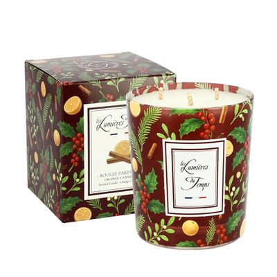 Candles - Winter Lights Candle 350g Orange Cinnamon - LES LUMIERES DU TEMPS