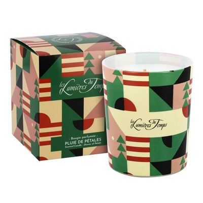 Bougies - Bougie Chromatik 180 g Pluie de Pétales - LES LUMIERES DU TEMPS
