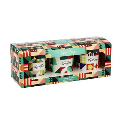 Candles - Chromatik Candle Set 3x90 g Rosé Champagne - Fir - Black Amber - LES LUMIERES DU TEMPS