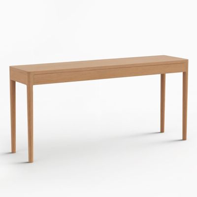 Office furniture and storage - FRONT – Minimalist Sideboard in Oak Wood 160x40 - MOR